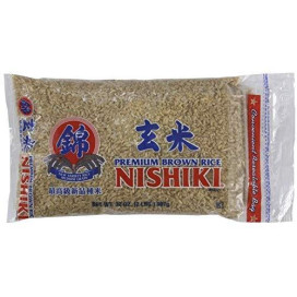 NISHIKI, RICE BROWN, 2 LB, (Pack of 12)