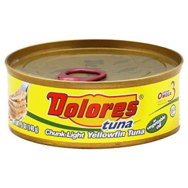 DOLORES, TUNA YELLOWFIN IN OIL, 5 OZ, (Pack of 12)