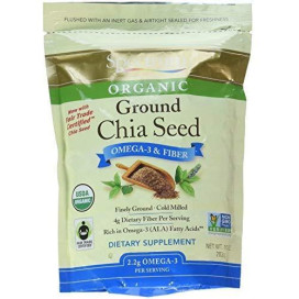 SPECTRUM NATURALS, SEED CHIA GRND, 10 OZ, (Pack of 1)