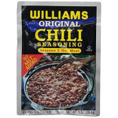 WILLIAMS, SSNNG CHILI ORIGINAL, 1 OZ, (Pack of 24)