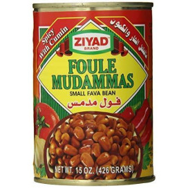 ZIYAD, BEAN FAVA SPICY, 15 OZ, (Pack of 6)