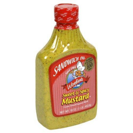 WOEBER, MUSTARD SNDWCH PAL SWT SP, 16 OZ, (Pack of 6)