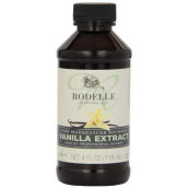 RODELLE, EXTRACT VANILLA PURE, 4 OZ, (Pack of 6)
