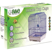 14"x11" Ornate Top Cage in Retail Box (single pack) WHITE