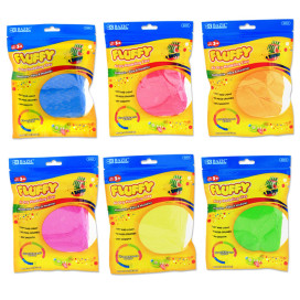 BAZIC 2 Oz. Fluorescent Colors Air Dry Modeling Clay