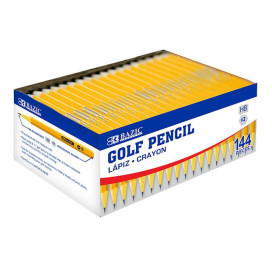BAZIC Pre-Sharpened #2 Golf Pencil (144/Pack)