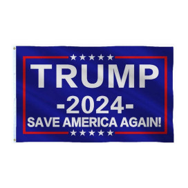 2024 Donald Trump Save America Again Fade Resistant 3x5 Indoor Outdoor Flag Thick Fabric Waterproof