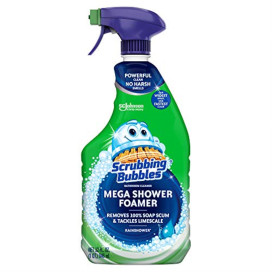 1005266 FOAMING SHWR CLNR 32OZ Scrubbing Bubbles Mega Shower Foamer Rainshower Bathroom Cleaner 32 oz (Pack of 8)