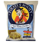 PIRATE BRANDS, PUFFS PIRATE BTY CHDR WHT, 10 OZ, (Pack of 6)