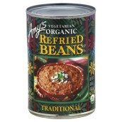 AMYS, BEAN REFRIED TRADTNL GF, 15.4 OZ, (Pack of 12)