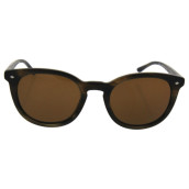 GA AR 8060 5405/57 Frames Of Life - Striped Matte Dark Brown/Brown Polarized by Giorgio Armani for Men - 50-21-145 mm Sunglasses
