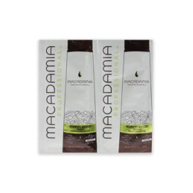 Professional Weightless Moisture Shampoo & Conditioner Duo by Macadamia for Unisex - 2 x 0.34 oz Shampoo & Conditioner