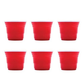 2 Oz Shooter Cup Red Set of 6