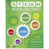 Creative Teaching Press STEAM Design Challenges Resource Book, Grade 1