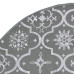 vidaXL Luxury Christmas Tree Skirt with Sock Gray 35.4" Fabric