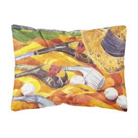 Caroline's Treasures 6063PW1216 Golf Clubs Golfer Decorative Canvas Fabric Pillow, Large, Multicolor