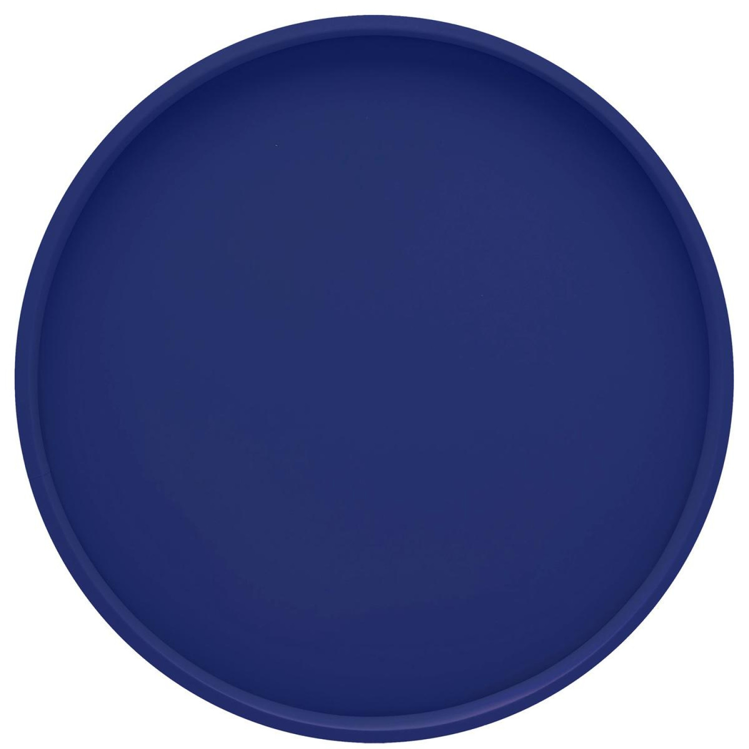 Royal Blue 14 Inches Round Serving Tray