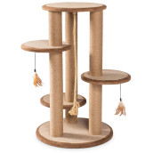 Kitty Power Paws Multi-Tier Cat Scratching Post 37 H