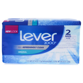 Lever 2000 Refreshing Bars Original Perfectly Fresh by Lever for Unisex - 4 x 2 oz Soap