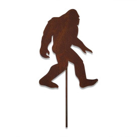 BIG Foot - Rusted Garden Stake - Large