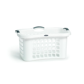 Comfort Grip Clothes Basket, White