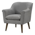Lilola Home Shelby Chair, Steel Gray