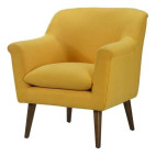 Lilola Home Shelby Chair, Yellow