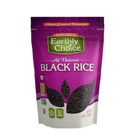 NATURES EARTHLY CHOICE, RICE BLACK, 14 OZ, (Pack of 6)